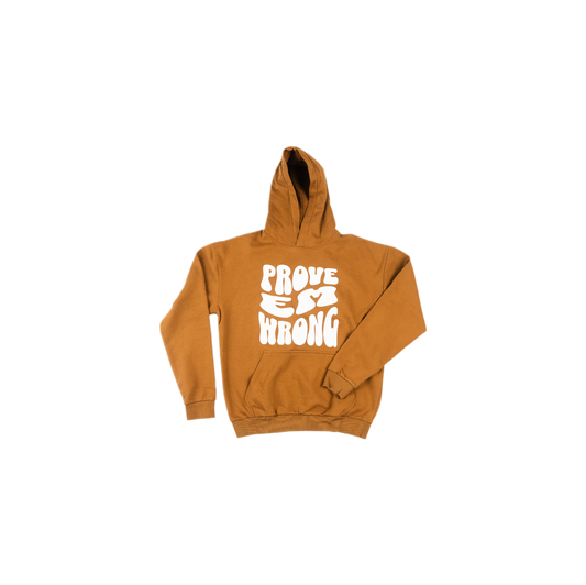 "Dare to Defy" Hoodie Light Mocha