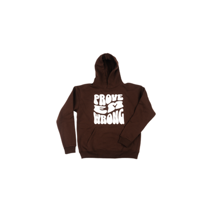 "Dare to Defy" Hoodie Dark Mocha